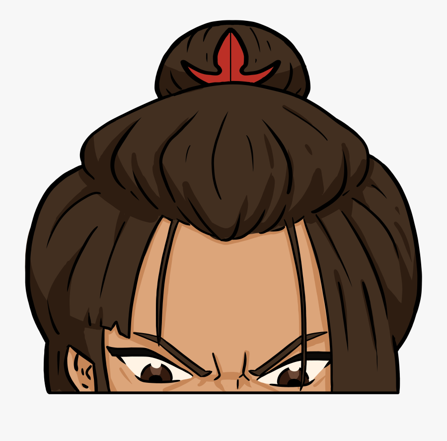 Bun - Avatar The Last Airbender Fire Nation Hairstyles, Transparent Clipart