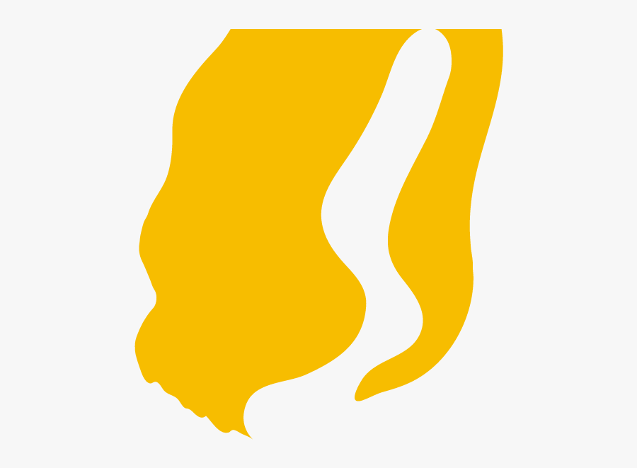 Long/medium Hair Styles - Orange, Transparent Clipart