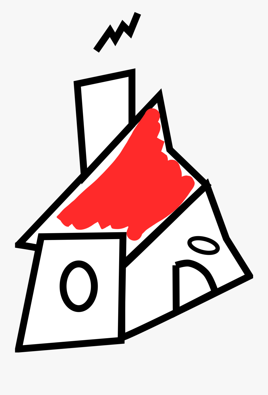 Casa 02 - Simple Sketch House Png, Transparent Clipart