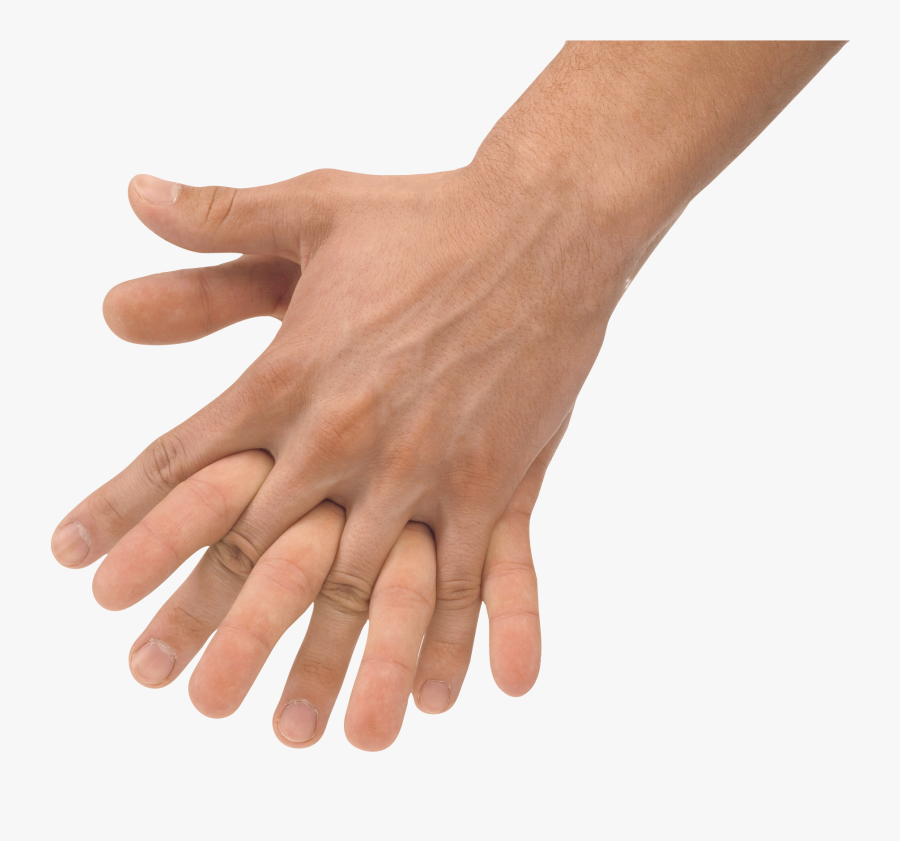 Finger Clipart Two Hand - Transparent Holding Hands Png, Transparent Clipart