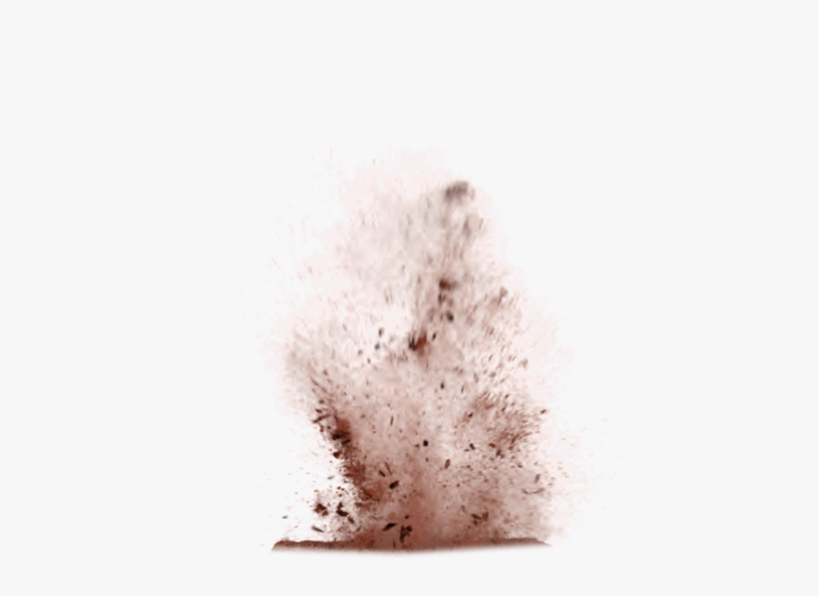 Brown Explosion Simple Effect Element Dust Pixel Clipart - Transparent Dust Storm Png, Transparent Clipart