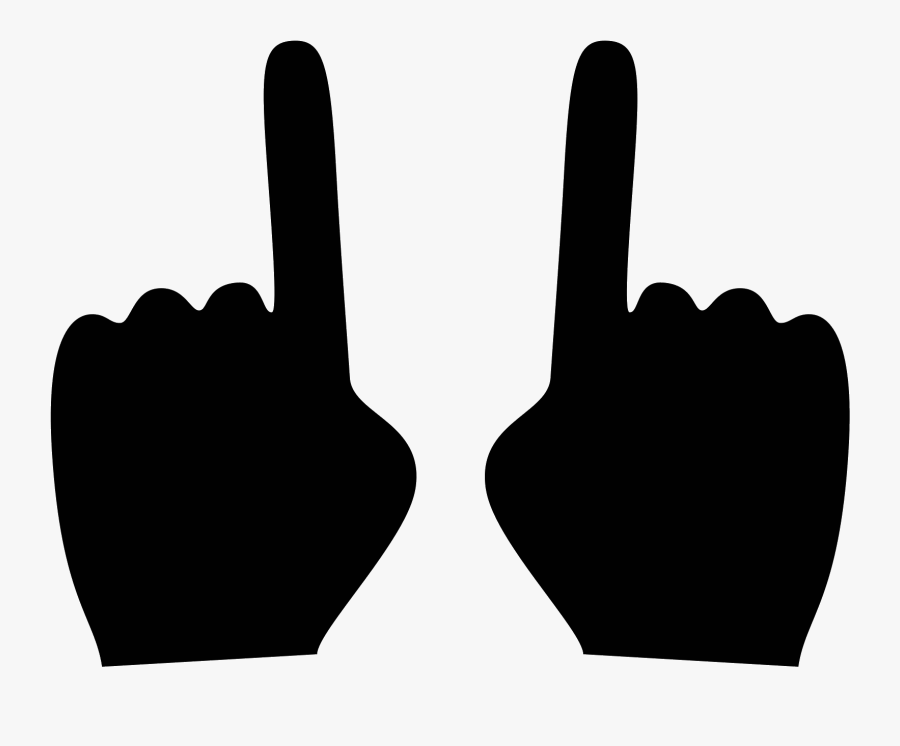 Two Hands Png - Two Fingers Two Hands, Transparent Clipart