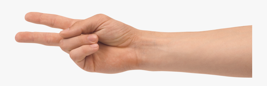 Finger Clipart Two Hand - Two Fingers Png, Transparent Clipart