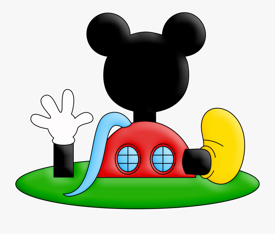 Clip Art Head Wearing Baseball Hat - Dibujo De La Casa De Mickey Mouse, Transparent Clipart