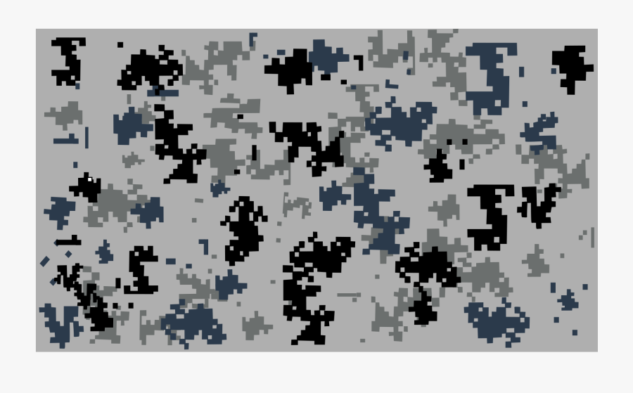 Pixel Grey Camo - Pattern, Transparent Clipart