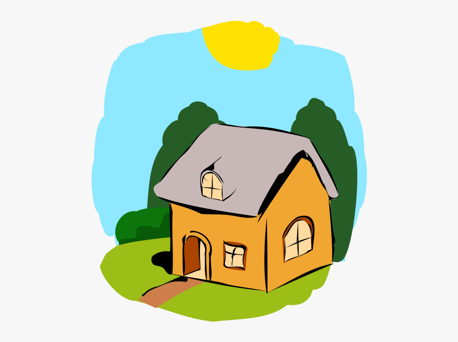 Download Vector Royalty Free Stock Silhouette Clip - House Clipart Fairytale, Transparent Clipart