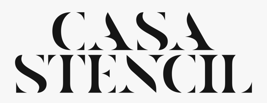 Free To Try Casa Stencil Font An Elegant Stencil Serif - Unique Font, Transparent Clipart