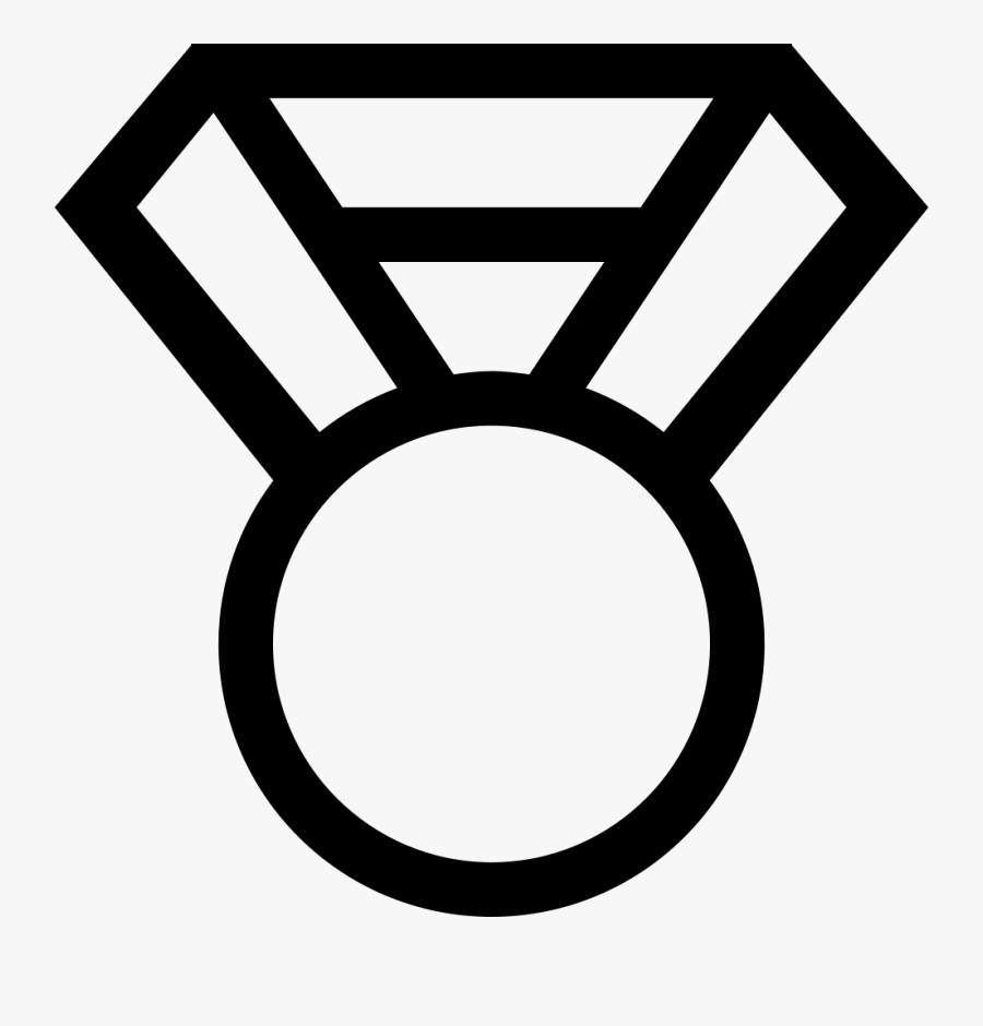 Medal Vector Png White, Transparent Clipart