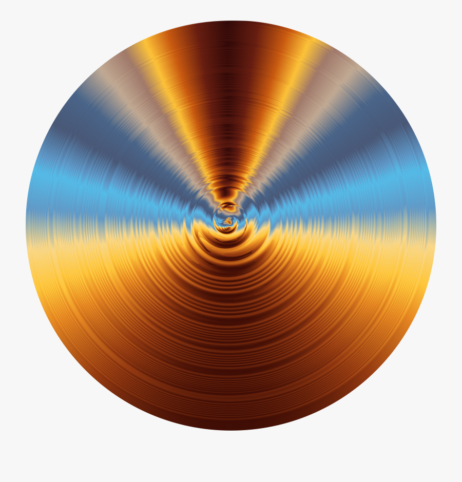 Chromatic Ripple Clip Arts - Geometric Shape Png Abstract Art, Transparent Clipart