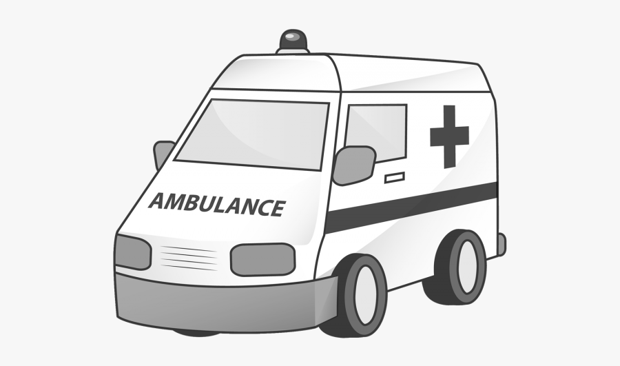 Ambulance Clipart Black And White, Transparent Clipart