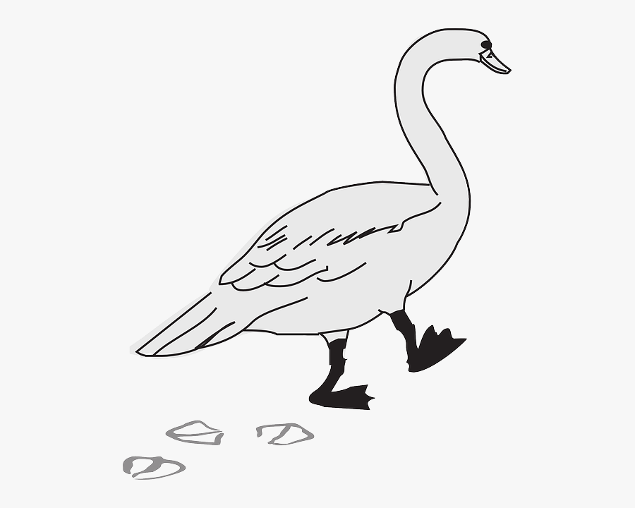 Walking Goose Clipart, Transparent Clipart