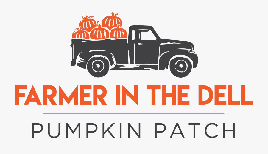 Farmer In The Dell - Old Truck Pumpkin Patch, Transparent Clipart