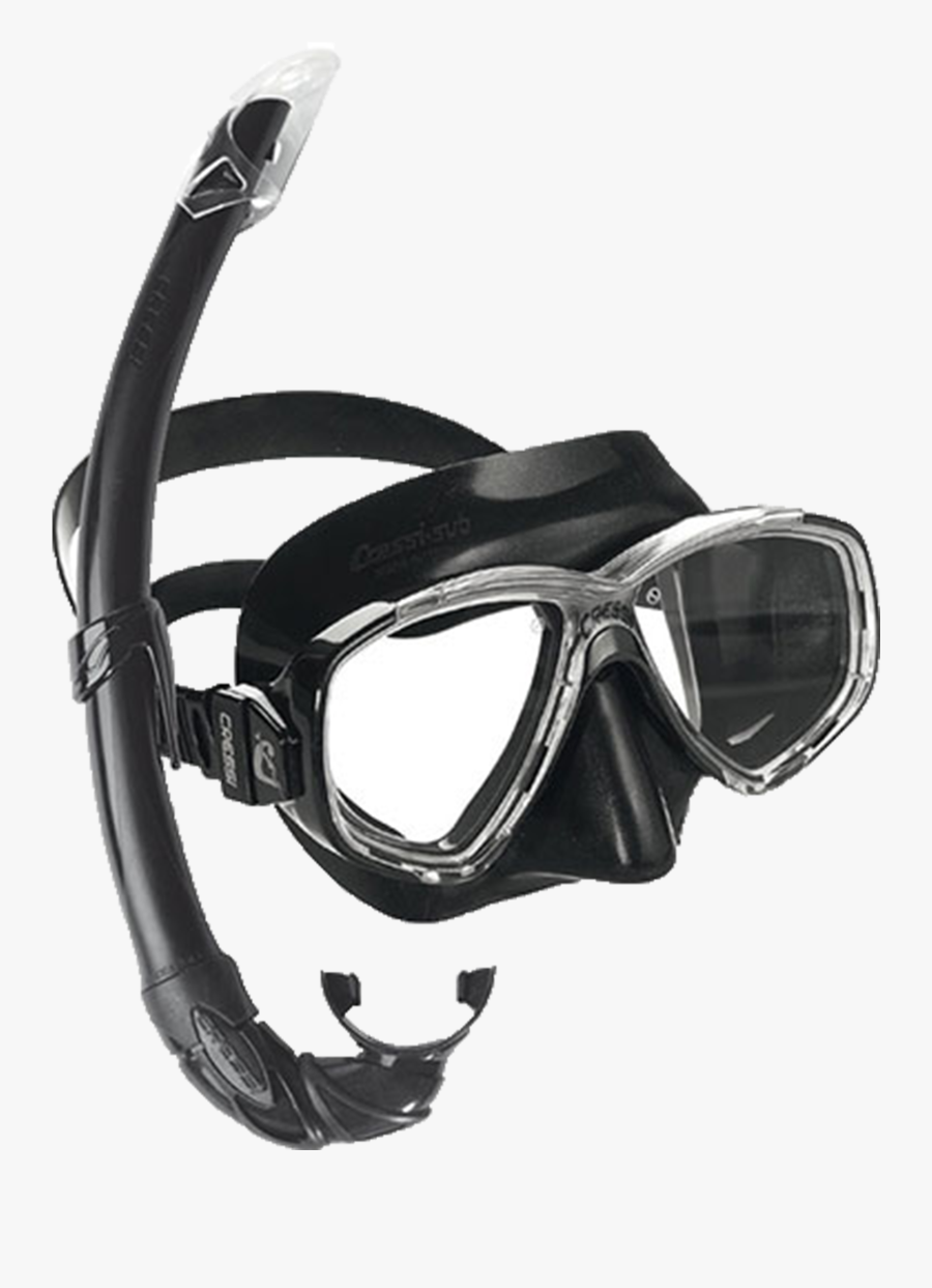 Transparent Snorkel Mask Png - Cressi Set Perla Mare, Transparent Clipart