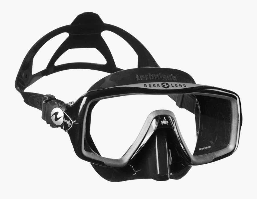 Snorkel Clip Aqua Lung - Aqualung Ventura Mask, Transparent Clipart