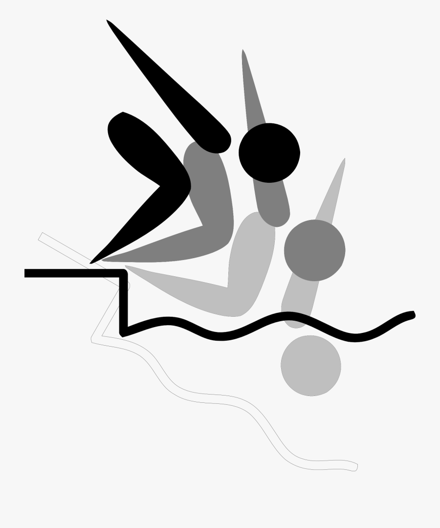 Human Swimming, Transparent Clipart