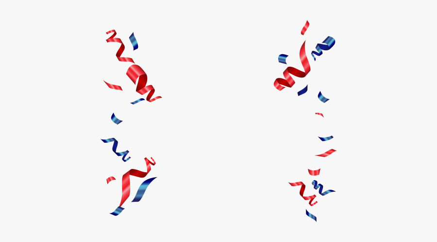 Confetti Background Png Image Free Download Searchpng - Blue And Red Confetti Png, Transparent Clipart
