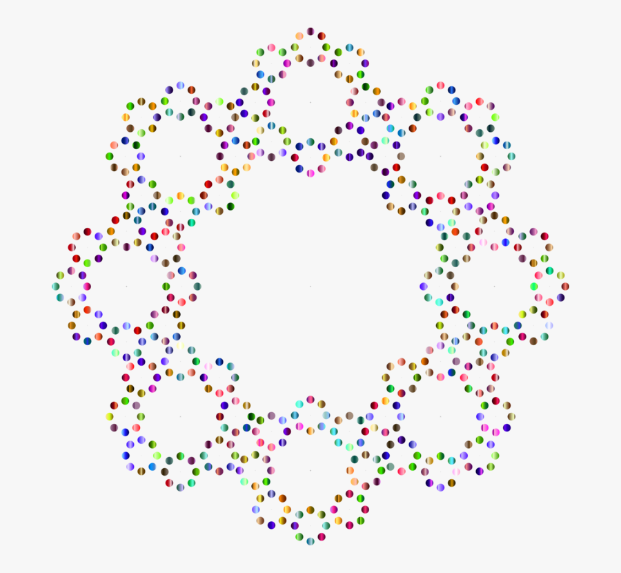 Borders And Frames Circle Decorative Arts Drawing Confetti - Clip Art, Transparent Clipart