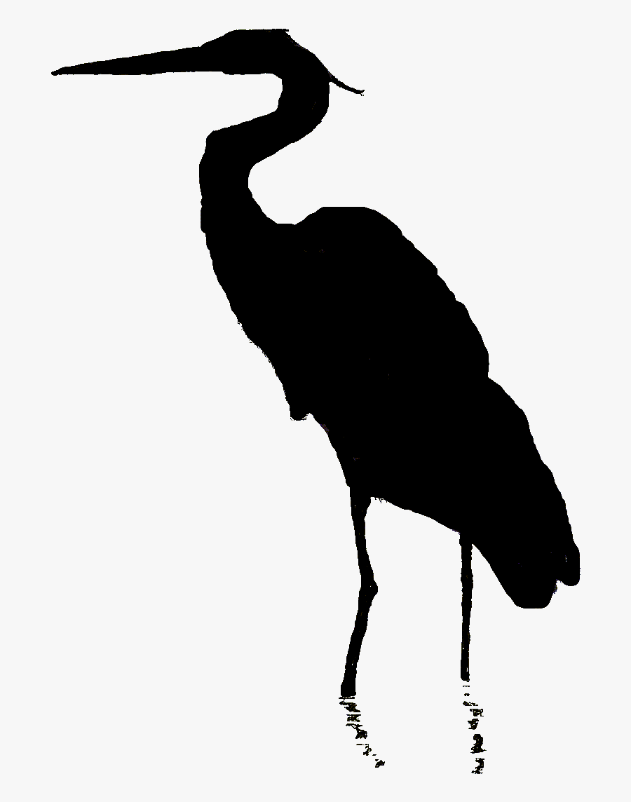 Clip Black And White Download Clip Art Panda Decoys - Blue Heron Silhouette Clip Art, Transparent Clipart