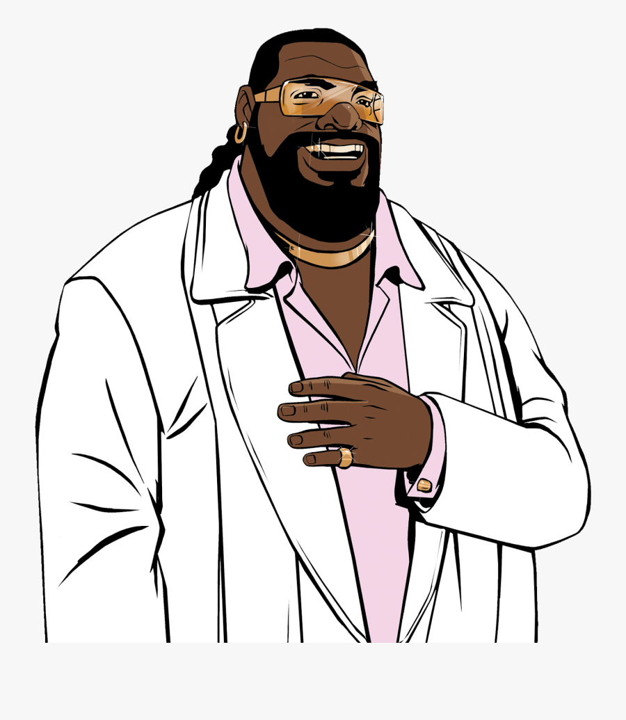 Backside Bearded Man Png - Gta Vice City Fever 105, Transparent Clipart