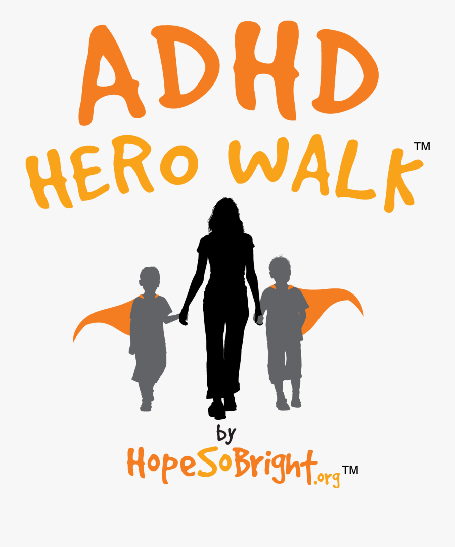 Adhd 5k Hero Walk/run Long Beach - Poster, Transparent Clipart