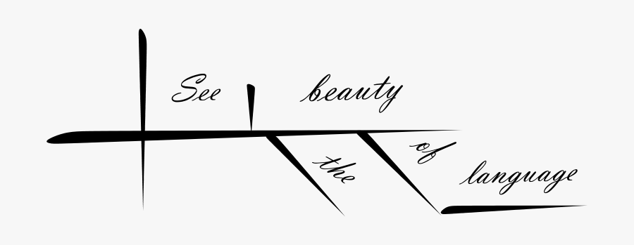 Https - //i1 - Wp - Com/1aiway - Com/images/see The - Sentence Diagram I Love, Transparent Clipart