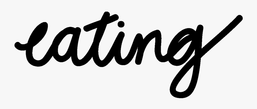 Eating Word, Transparent Clipart