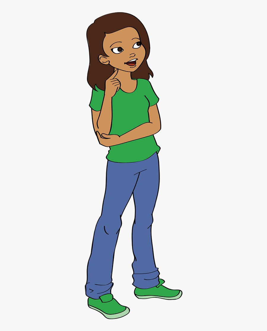 Clipart Woman Transparent Background - Standing, Transparent Clipart