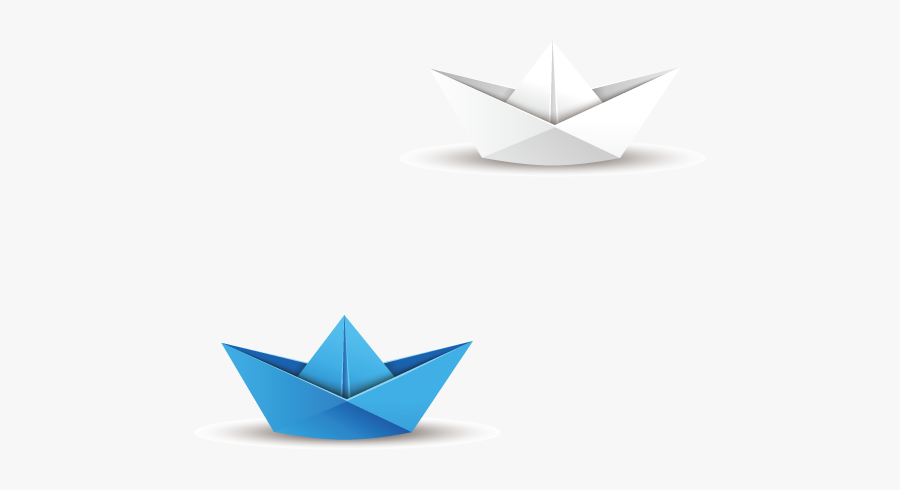Clip Art Origami Paper Boat - Origami, Transparent Clipart
