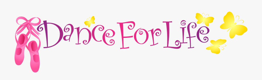 Dance For Life Logo - Lilac, Transparent Clipart