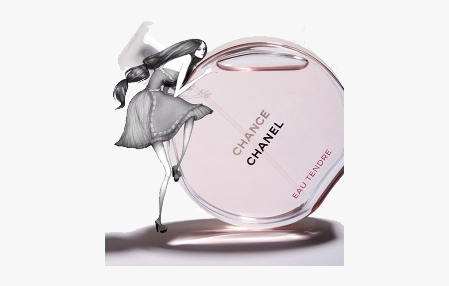 Fashion Chanel Illustration Perfume Hd Image Free Png - Fashion Illustration Chanel Perfume, Transparent Clipart