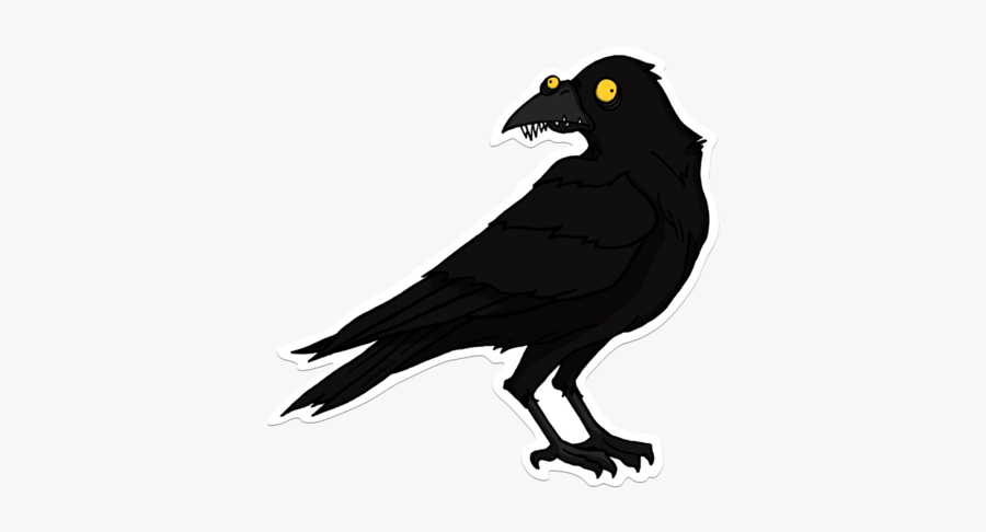 Russell Crow Sticker Choonimals - Crow Hd Png Cartoon, Transparent Clipart