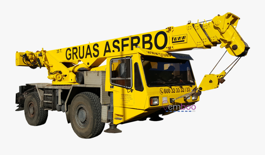 Crane Tow Truck Camió Grua Vehicle - Crane, Transparent Clipart