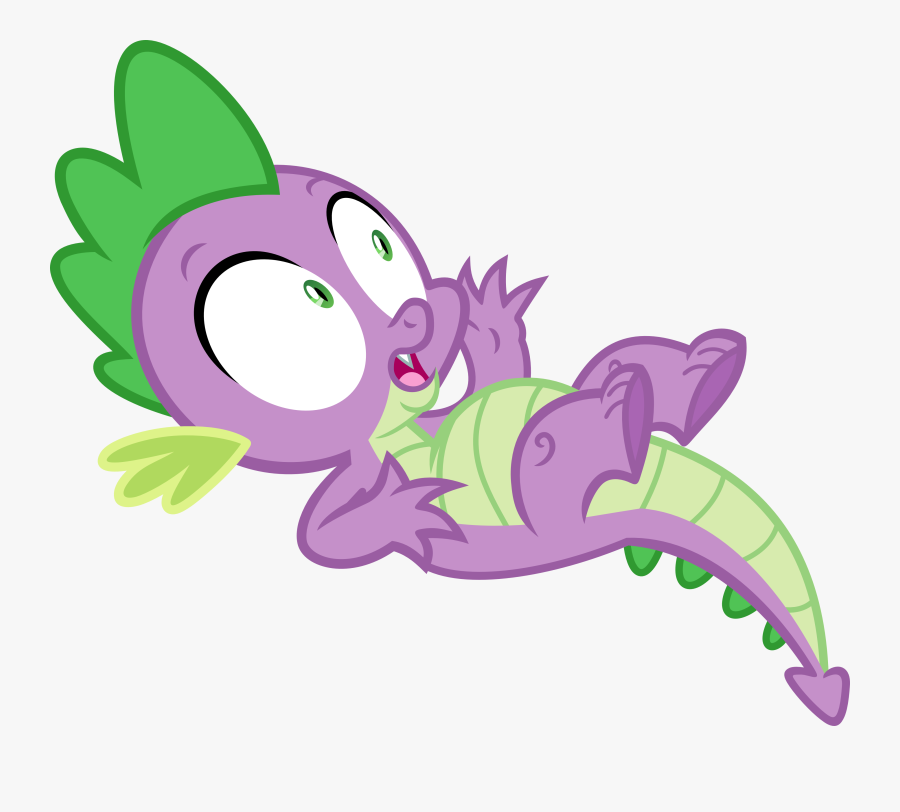 Little Dragon Clipart Miniature - My Little Pony Spike Scared, Transparent Clipart