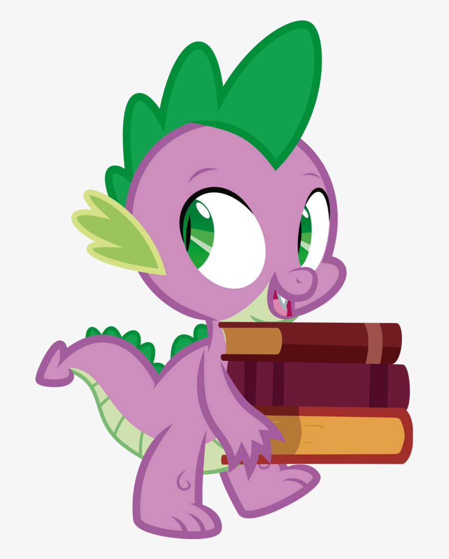 Spike Books By J - My Little Pony Spike Crying, Transparent Clipart