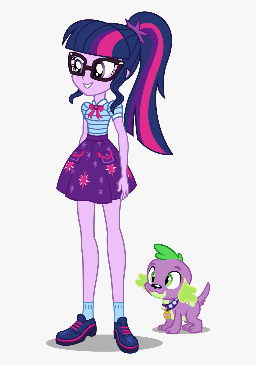 Twilight Sparkle And Spike - Mlp Eg Twilight Sparkle, Transparent Clipart