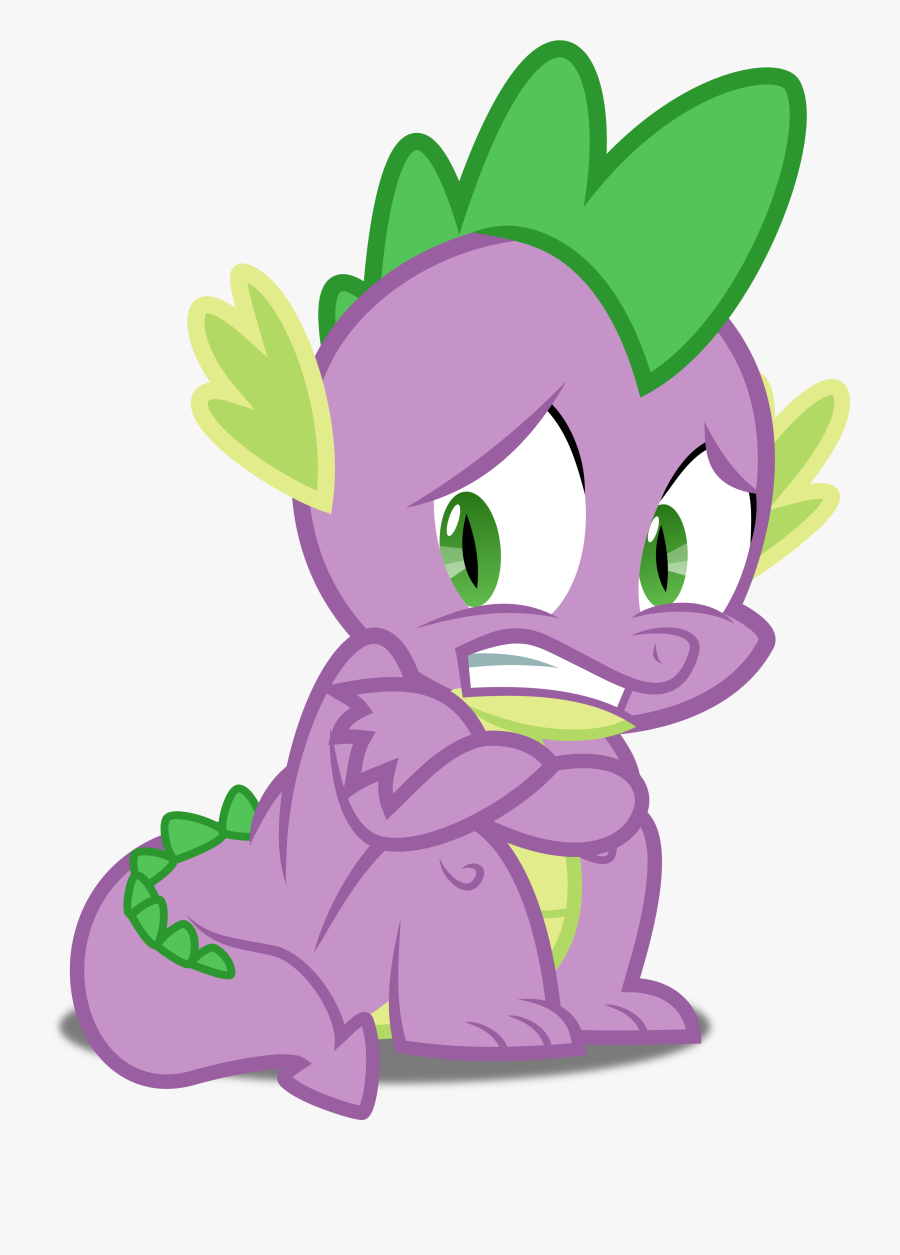 Spike And Pinkie Pie Png - My Little Pony Spike Scared, Transparent Clipart