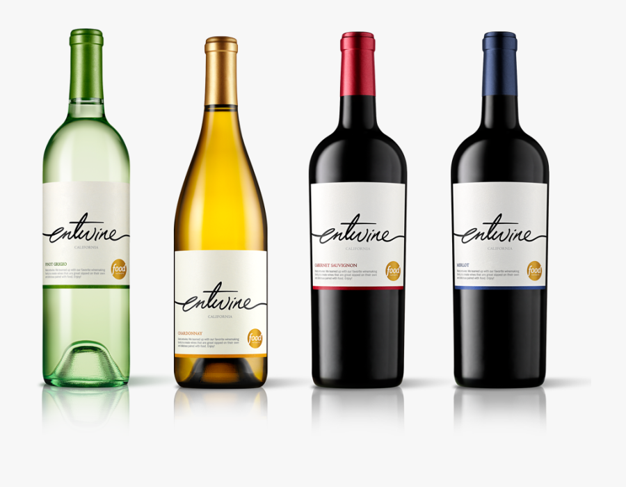 Wine - Glass Bottle, Transparent Clipart