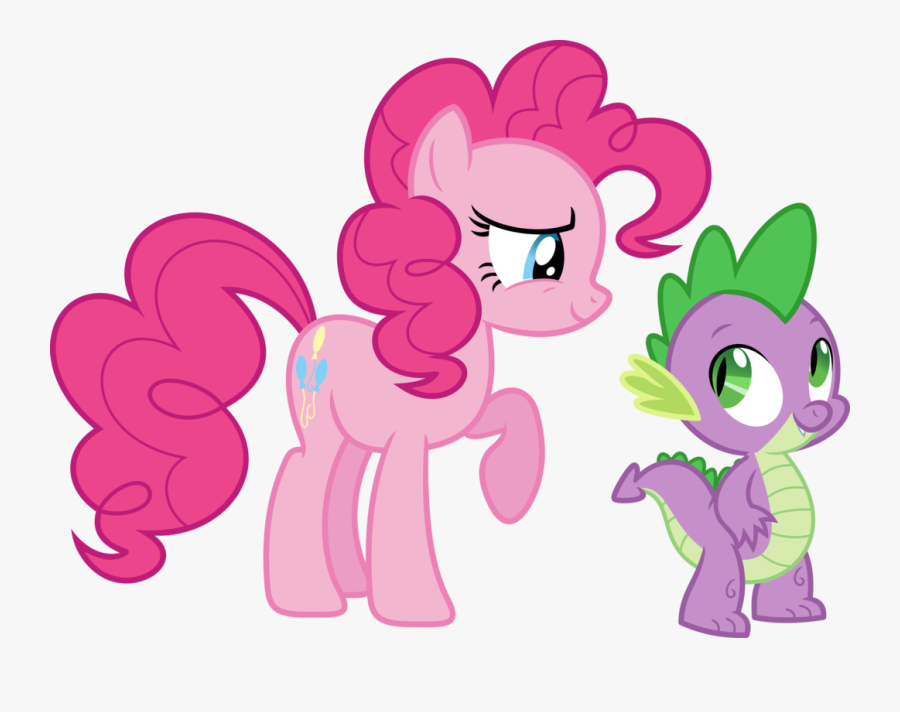 My Little Pony Pinkie Pie Spike, Transparent Clipart