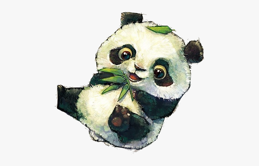 Clip Art Otter Watercolor - Panda Watercolor Png, Transparent Clipart