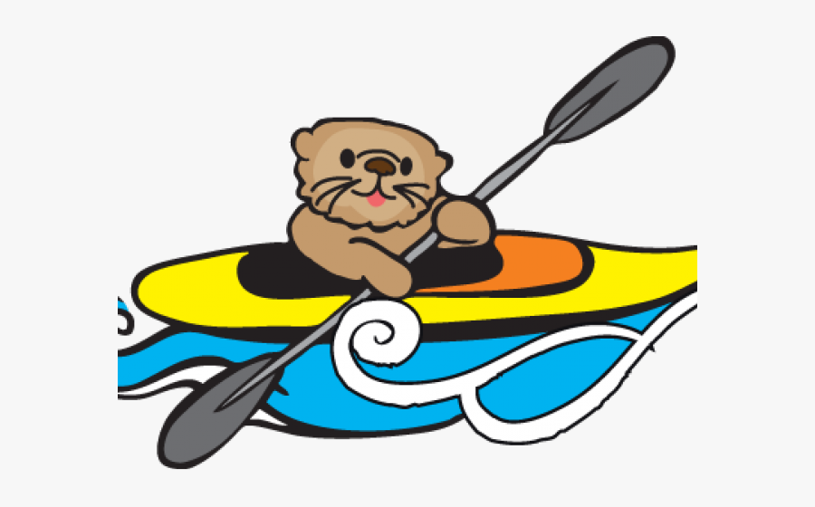 Otter Clipart Clip Art - Kayak Clip Art, Transparent Clipart