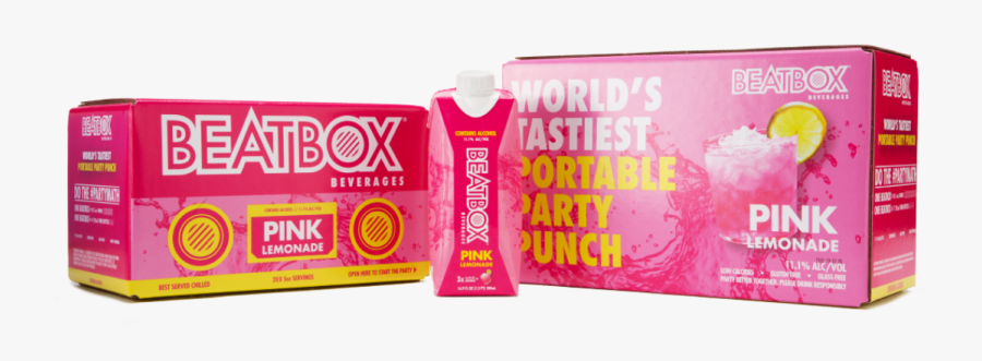 Beatbox Wine - Beatbox Pink Lemonade, Transparent Clipart