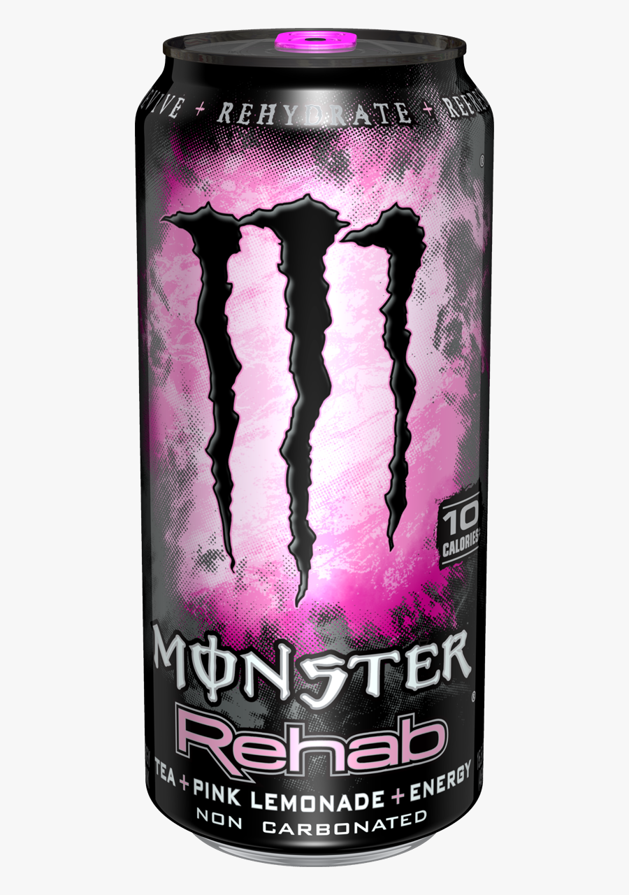 Monster Rehab Tea And Lemonade, Transparent Clipart