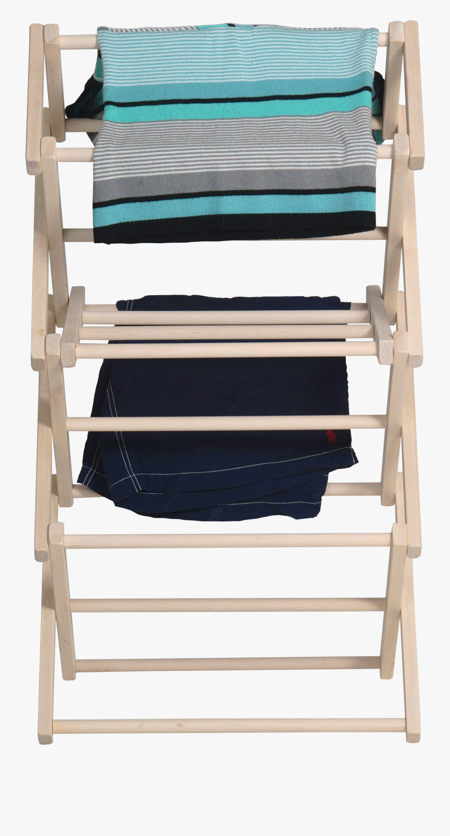 Small Wooden Clothes Drying Rack Heavy Duty 100% Hardwood - Wooden Laundry Hand Rack Small, Transparent Clipart