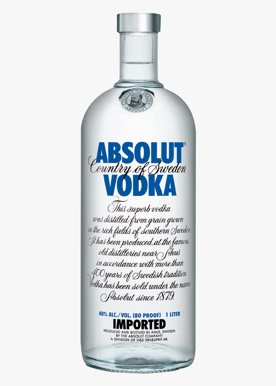 Vodka Png - Transparent Absolut Vodka Png, Transparent Clipart