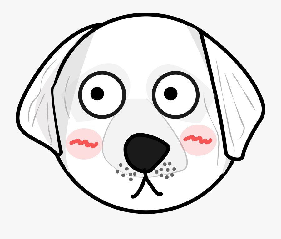 Original Vector Cartoon Dog Head Png And Image- - Kartun Kepala Anjing Coklat, Transparent Clipart