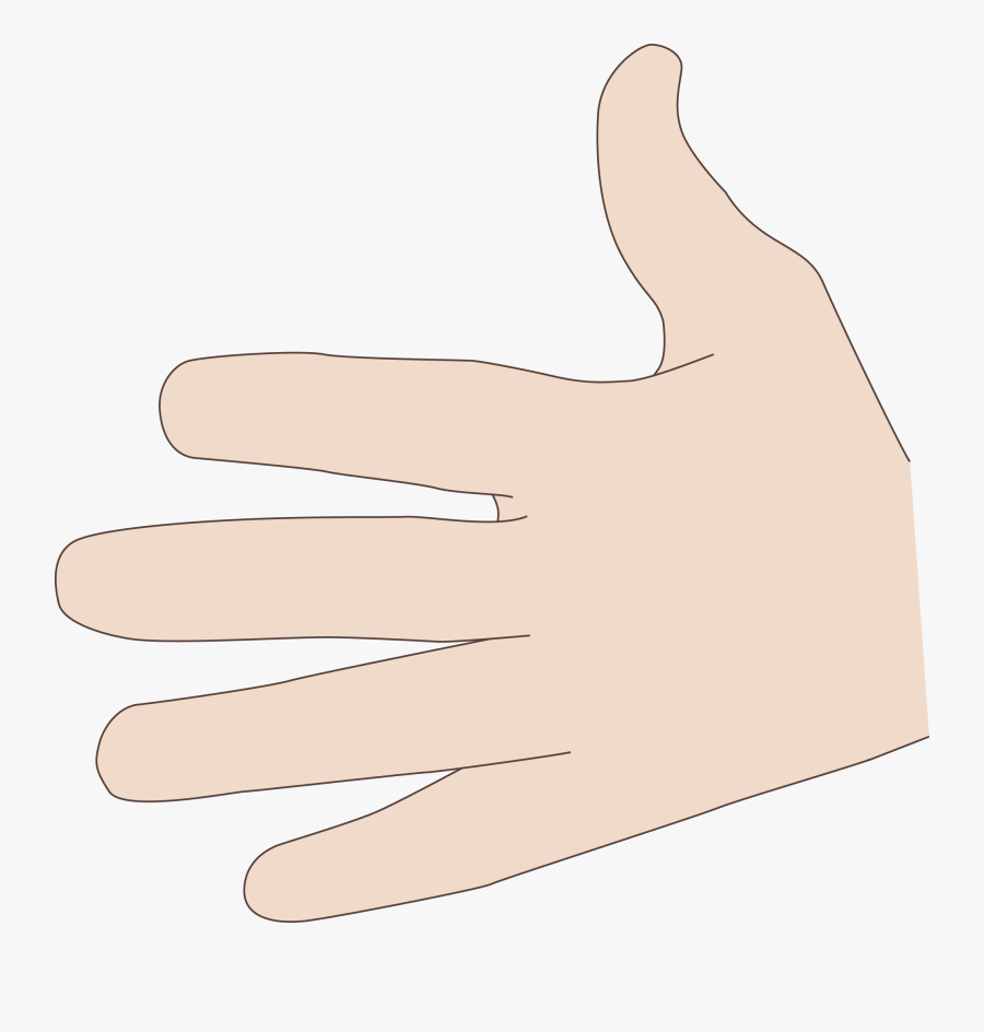 Thumbs To Self Clipart Finger - Thumb Orientation, Transparent Clipart