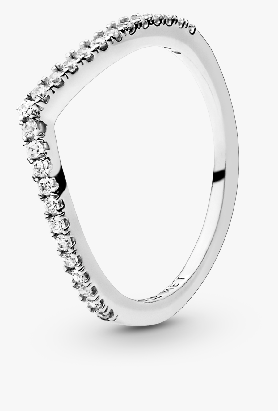 Sparkling Wishbone Ring Pandora, Transparent Clipart