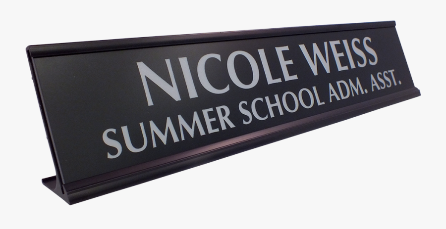 Transparent Name Plate Clipart - Signage, Transparent Clipart