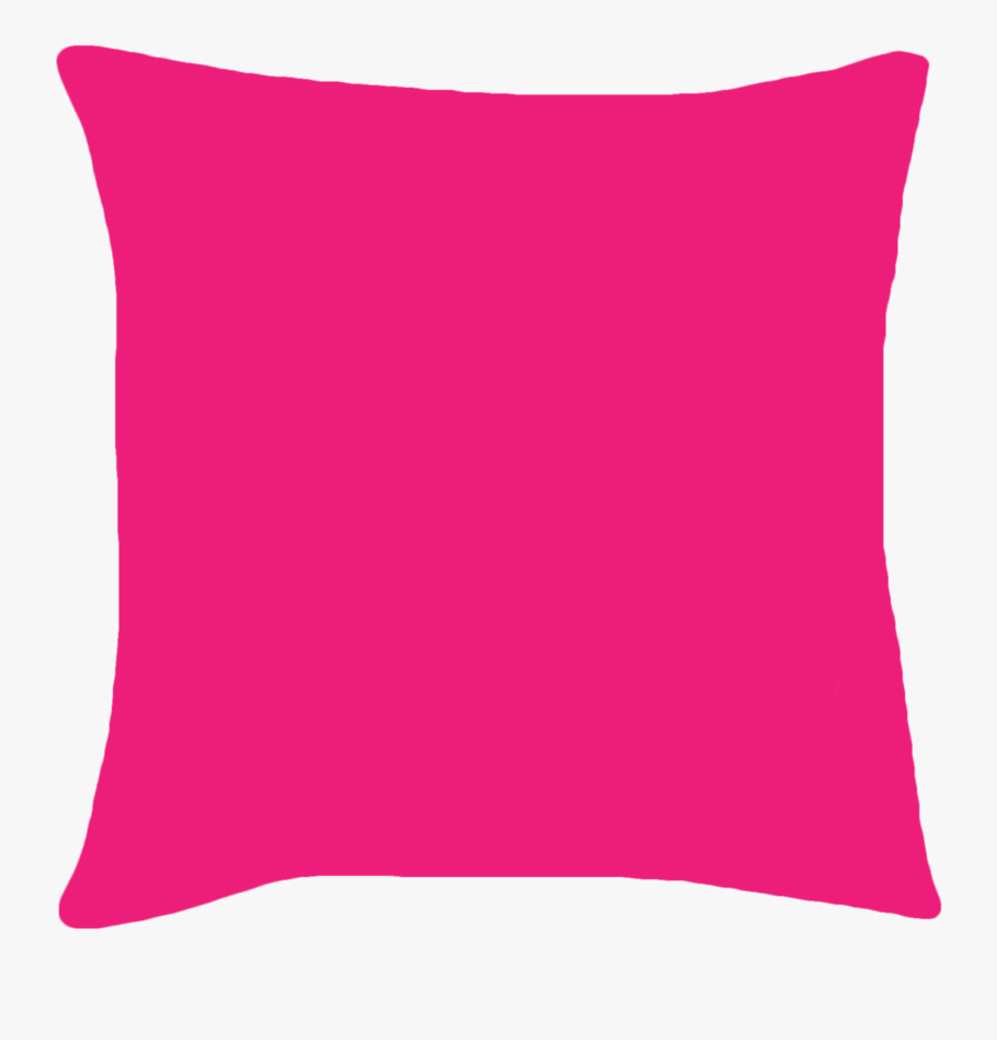 Clipart Black And White Pillow Transparent Pink - Cushion, Transparent Clipart
