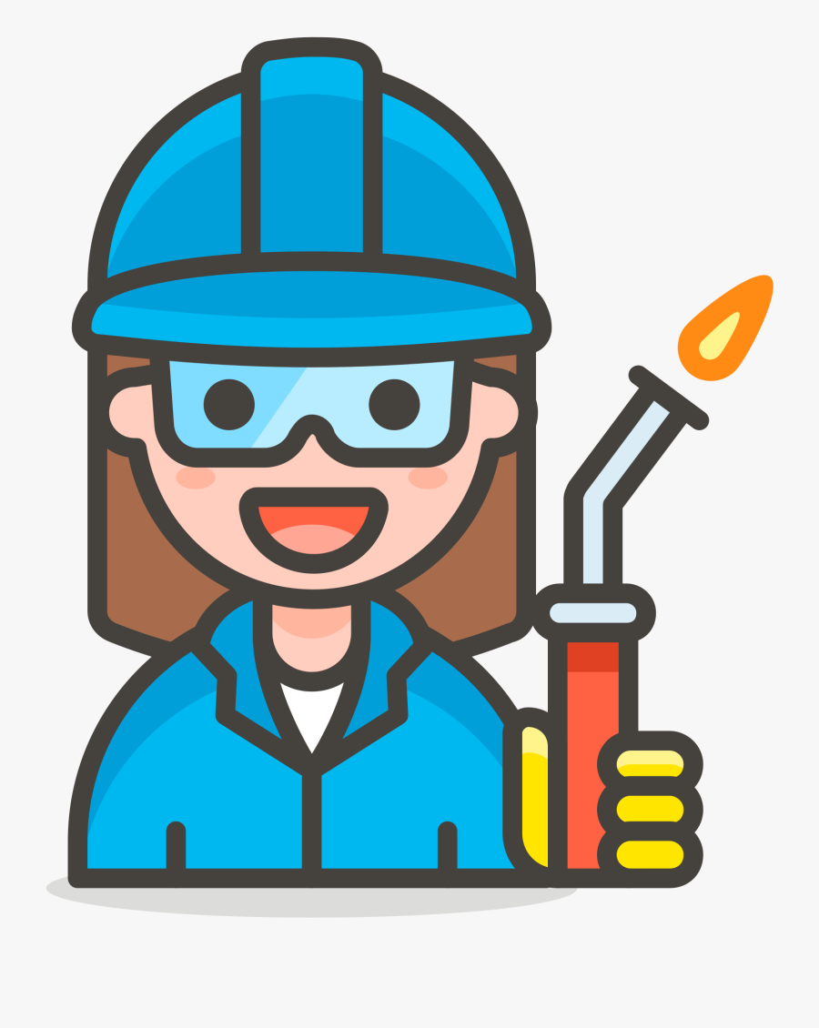 Clip Art File Woman Svg Wikimedia - Cartoon Images Of A Factory Worker, Transparent Clipart